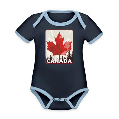 Echoes of Canada - Organic Contrast SS Baby Bodysuit