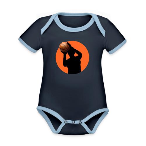 Basketball: Focused Precision - Organic Contrast SS Baby Bodysuit