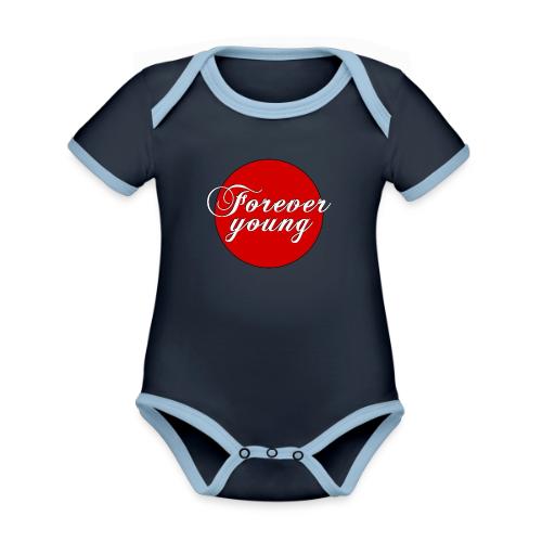 Forever Young, timeless Youth - Organic Contrast SS Baby Bodysuit