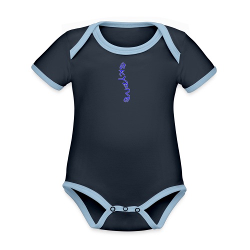 Skydive/BookSkydive - Organic Contrast SS Baby Bodysuit