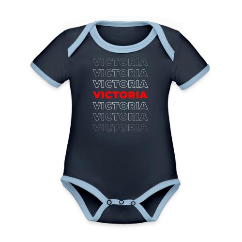 Victoria Vibe - Organic Contrast SS Baby Bodysuit
