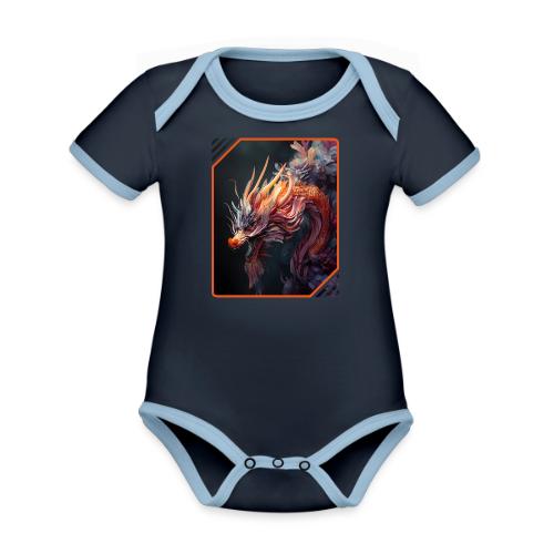 Dragon Dreams - Organic Contrast SS Baby Bodysuit