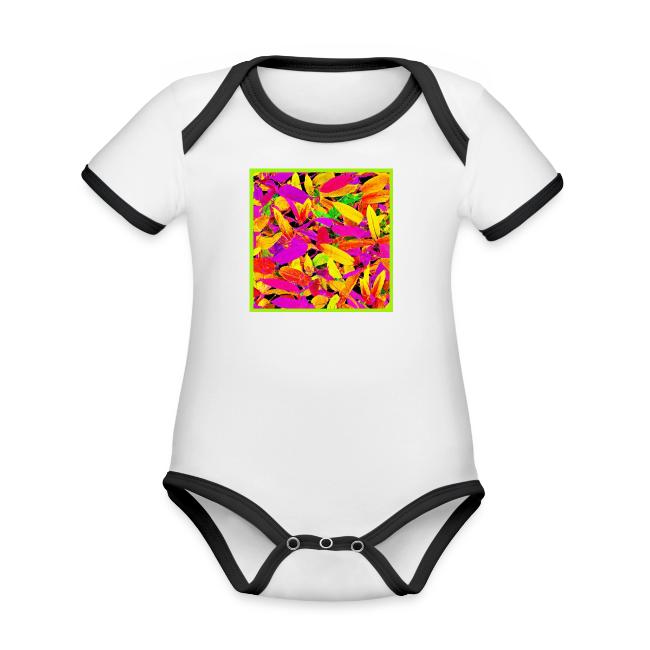 Vibrant NeonLeaf Elegance Pattern