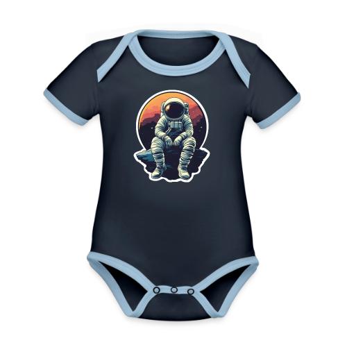 Astronaut in the Void - Organic Contrast SS Baby Bodysuit