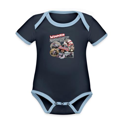 Luke Hall - Eldora Speedway FFN#1 Design 2 - Organic Contrast SS Baby Bodysuit