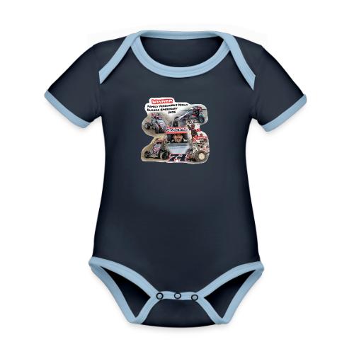 Luke Hall - Eldora Speedway FFN#1 Design 1 - Organic Contrast SS Baby Bodysuit