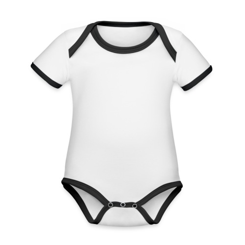 My Daddy is a Basket Case - Organic Contrast SS Baby Bodysuit