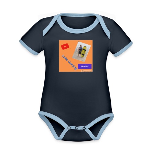 Luke Gaming T-Shirt - Organic Contrast SS Baby Bodysuit