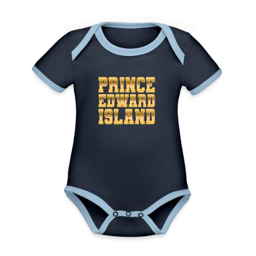 Prince Edward Island - Organic Contrast SS Baby Bodysuit