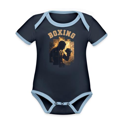 The Art of Boxing - Organic Contrast SS Baby Bodysuit