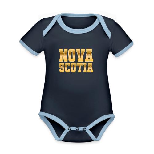 Nova Scotia - Organic Contrast SS Baby Bodysuit