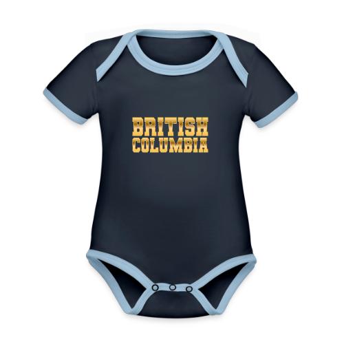 British Columbia - Organic Contrast SS Baby Bodysuit