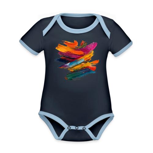 Harmony in Motion - Organic Contrast SS Baby Bodysuit