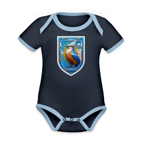 Argentina Hornero Pride T Shirt, Football Gift - Organic Contrast SS Baby Bodysuit