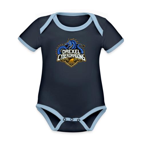 The Dragon - Organic Contrast SS Baby Bodysuit