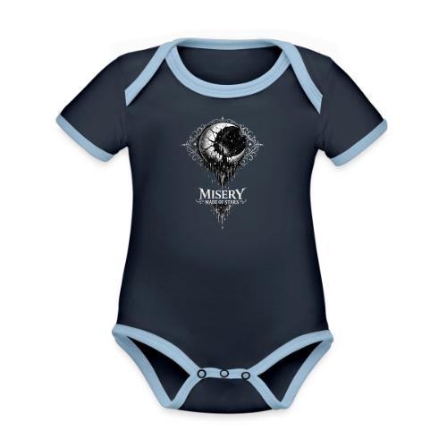 Misery made of stars - Organic Contrast SS Baby Bodysuit