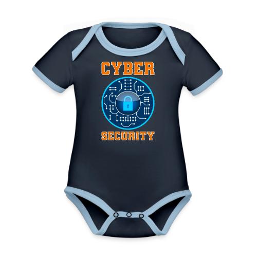 Cycer security: Secure by Design - Organic Contrast SS Baby Bodysuit