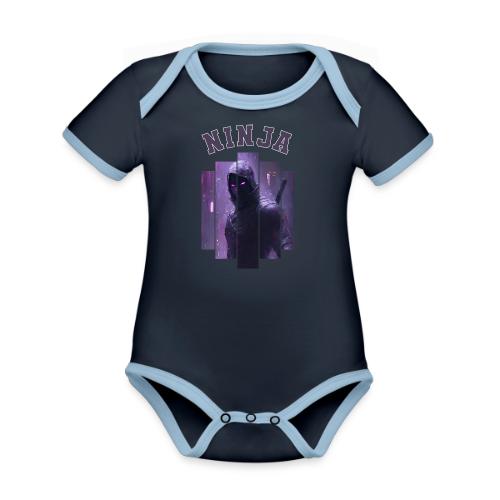 Nightfall Ninja - Organic Contrast SS Baby Bodysuit