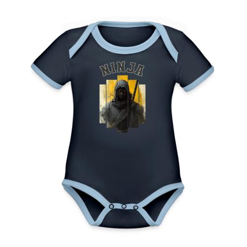 Silent Ninja Code - Organic Contrast SS Baby Bodysuit