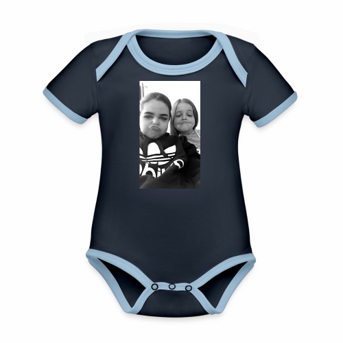 IMG 0422 - Organic Contrast SS Baby Bodysuit