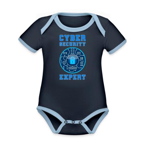 Cyber Security Expert - Organic Contrast SS Baby Bodysuit