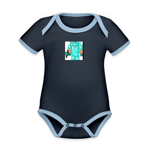 DS2YT - Organic Contrast SS Baby Bodysuit