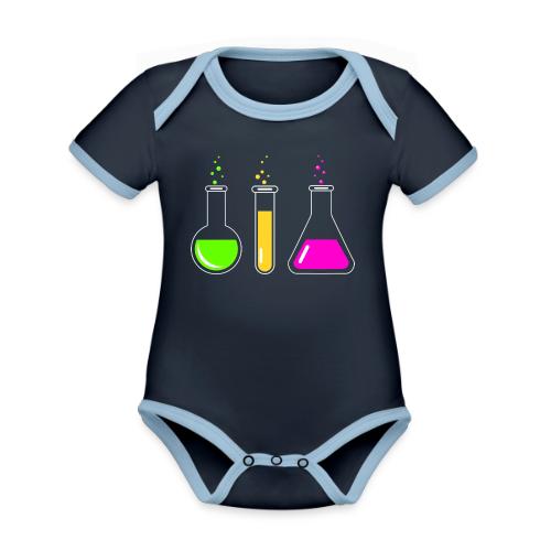 Colorful Chemistry - Organic Contrast SS Baby Bodysuit