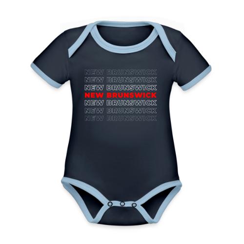 New Brunswick Style - Organic Contrast SS Baby Bodysuit