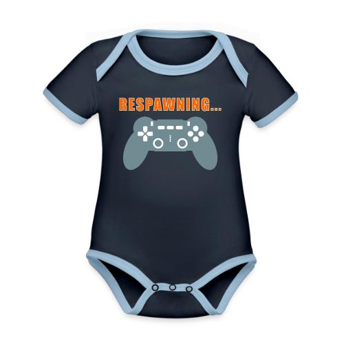 Respawning Gamer Controller Design - Organic Contrast SS Baby Bodysuit
