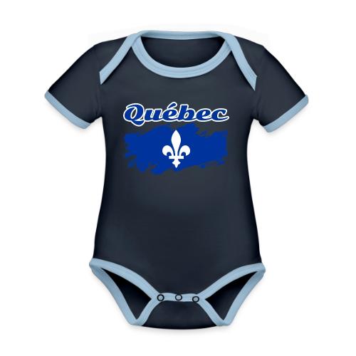 La fête nationale du Québec - Organic Contrast SS Baby Bodysuit