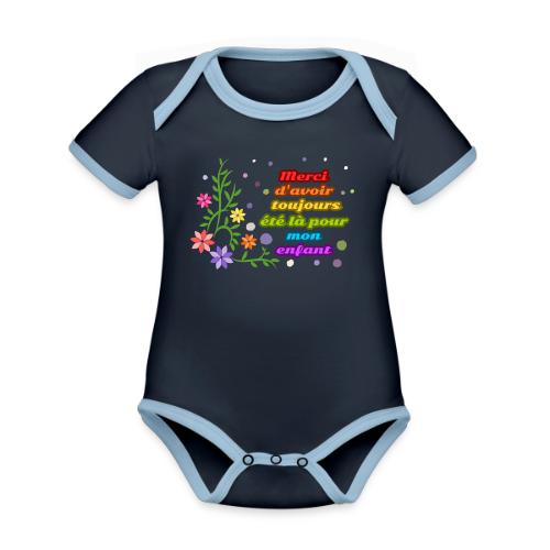The Heart of the Classroom - Organic Contrast SS Baby Bodysuit