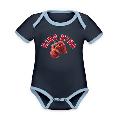 Boxing: Ring King Glory - Organic Contrast SS Baby Bodysuit