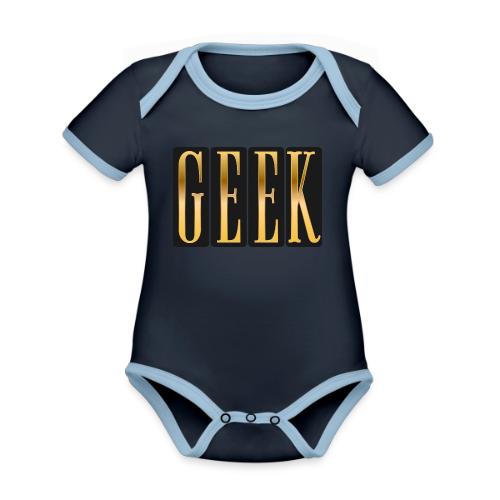 Proudly Geek - Organic Contrast SS Baby Bodysuit