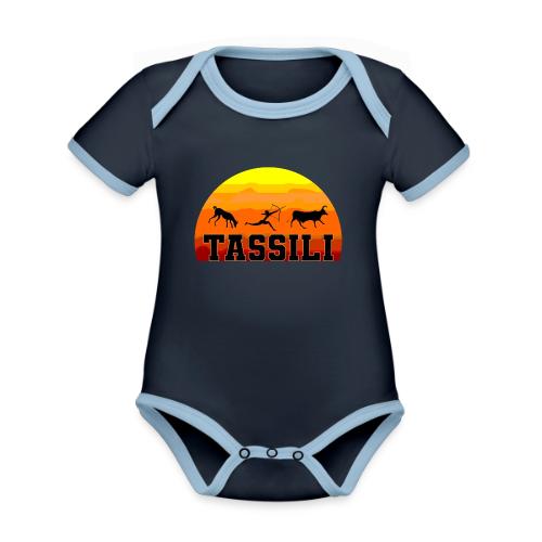 Algeria: Tassili Timeless - Organic Contrast SS Baby Bodysuit