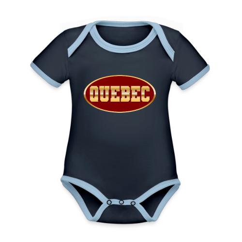 Quebec Gleams - Organic Contrast SS Baby Bodysuit