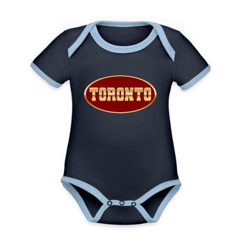 Toronto Gold Edition - Organic Contrast SS Baby Bodysuit