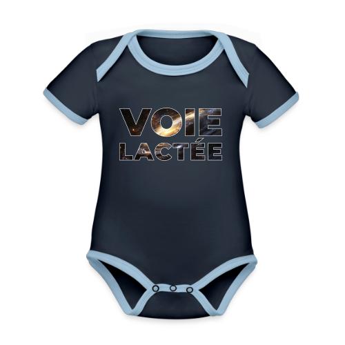 The Milky Way, our galaxy - Organic Contrast SS Baby Bodysuit