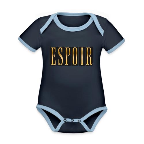 Espoir Doré - Organic Contrast SS Baby Bodysuit