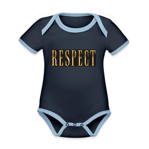 Golden Respect - Organic Contrast SS Baby Bodysuit