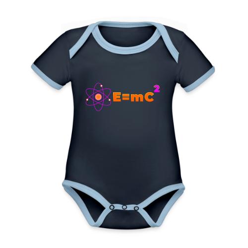 E = mc² - Organic Contrast SS Baby Bodysuit