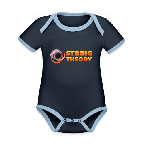 String Theory! - Organic Contrast SS Baby Bodysuit