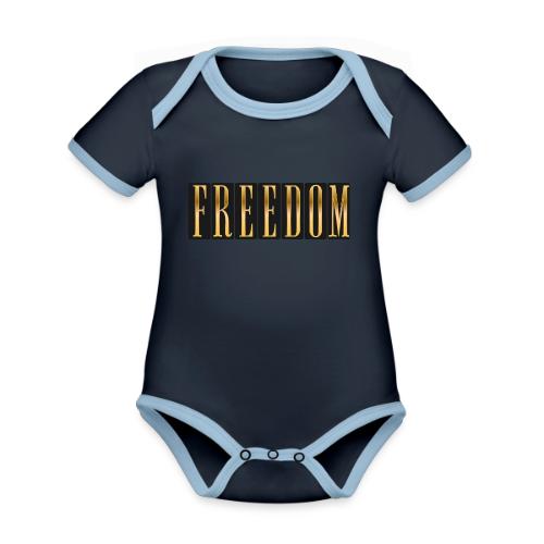 Freedom Shines - Organic Contrast SS Baby Bodysuit