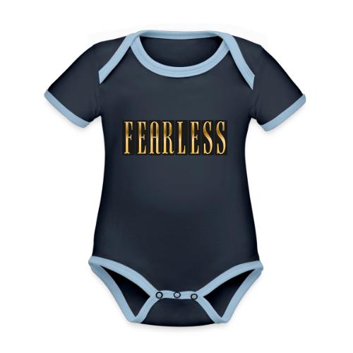 Fearless - Organic Contrast SS Baby Bodysuit