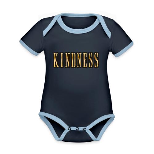Golden Kindness - Organic Contrast SS Baby Bodysuit