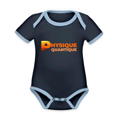 Quantum physics - Organic Contrast SS Baby Bodysuit