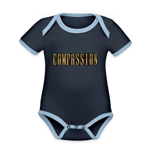 Golden Compassion - Organic Contrast SS Baby Bodysuit