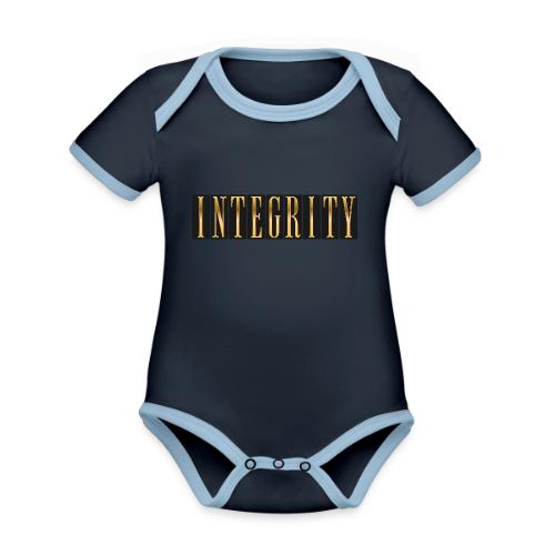 Golden Integrity - Organic Contrast SS Baby Bodysuit