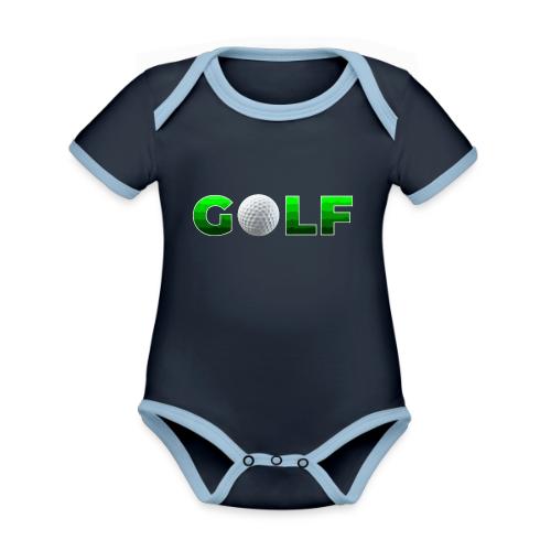 Golf Precision Wordmark - Organic Contrast SS Baby Bodysuit