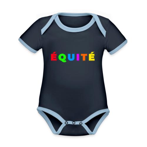 Color Equity - Organic Contrast SS Baby Bodysuit