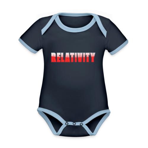 Relativity Science Typography Design - Organic Contrast SS Baby Bodysuit